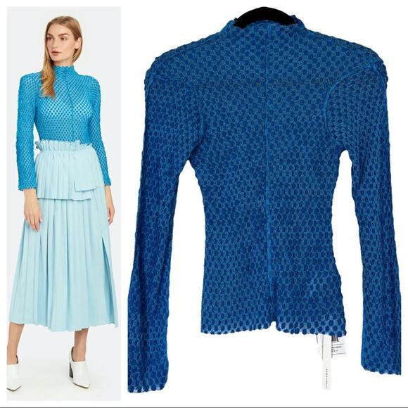 Wnderkammer Bubble Mock Neck Tee Size Small - Picture 2 of 10